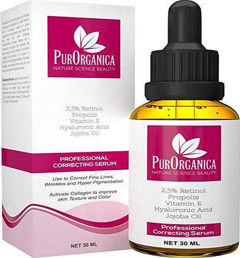 PurOrganica RETINOL SERUM – Best Treatment For Acne And Acne Scars, Pigmentation