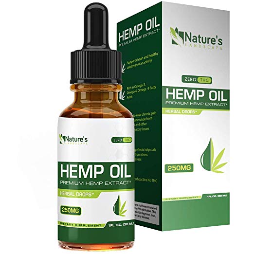 Hemp Oil For Pain Relief Stress Support Anti Anxiety Sleep Herbal Drops